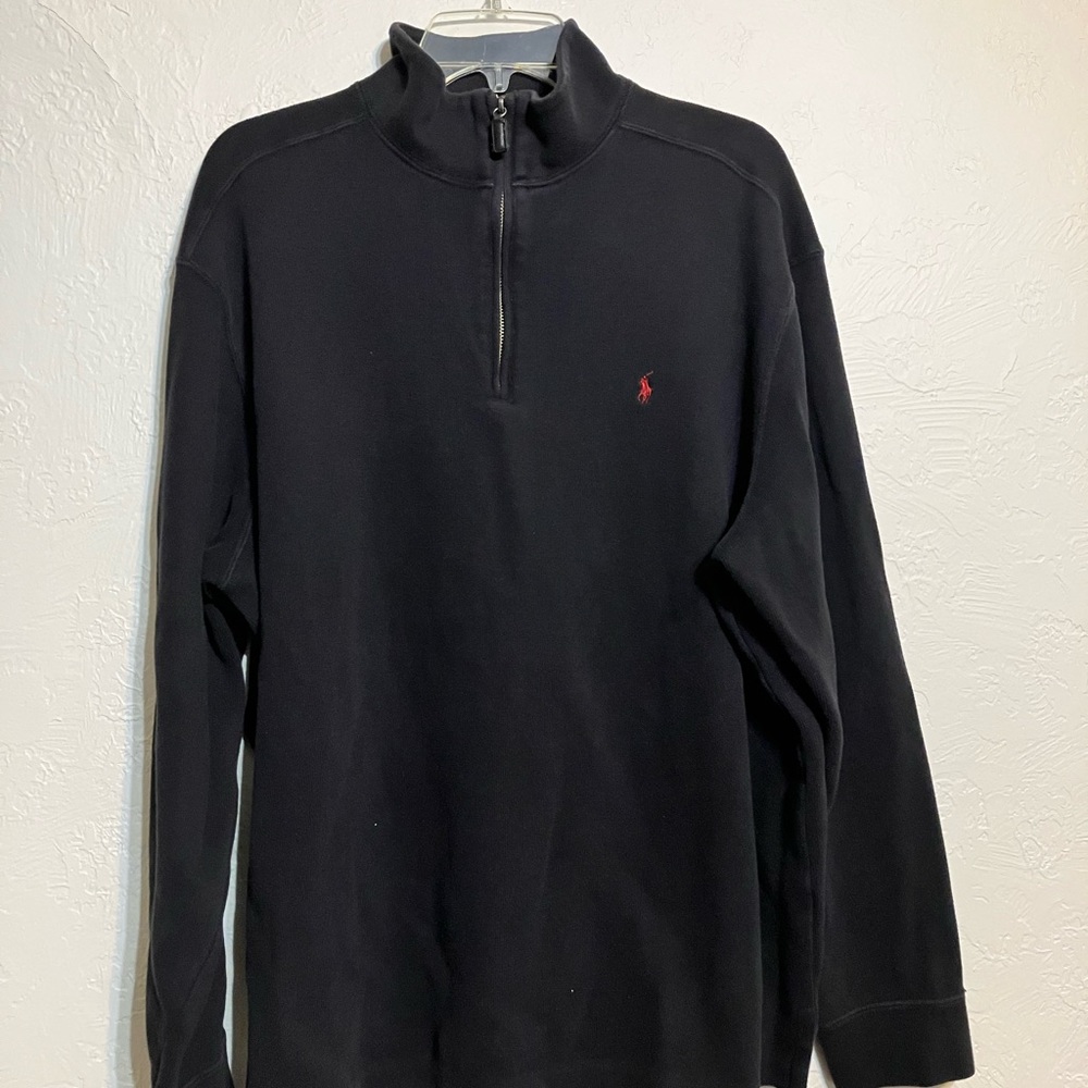 Polo XXL 1/4 zip pullover sweater